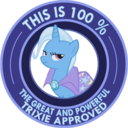 The great and powerful trixie approved by ambris d4ivli5